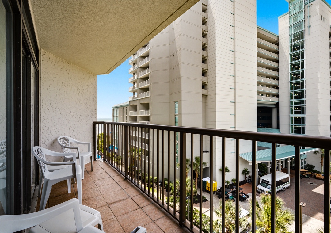 Beach Colony Resort 516 - Private Balcony View