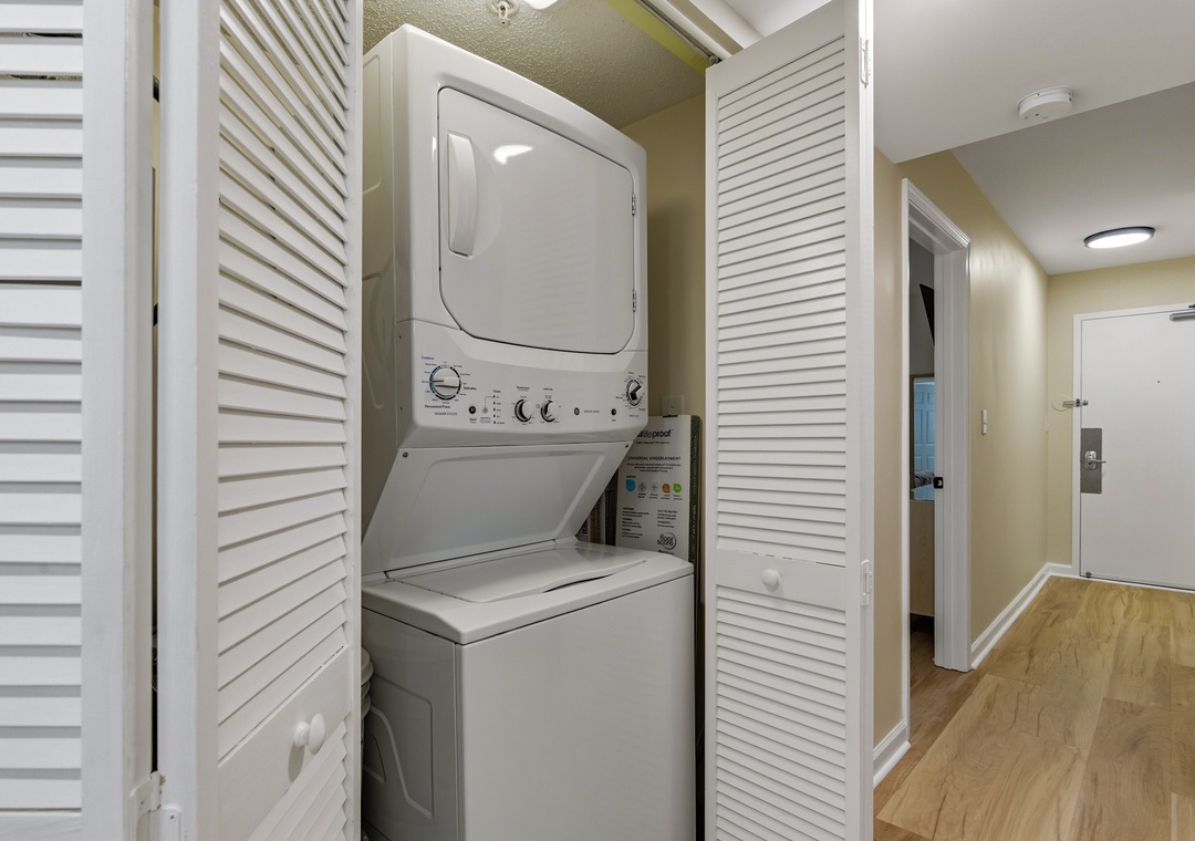 In-unit laundry