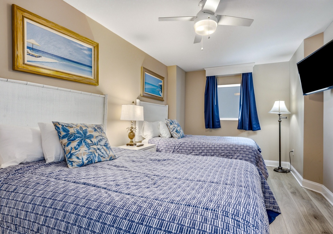 Guest Bedroom with Two Double Beds