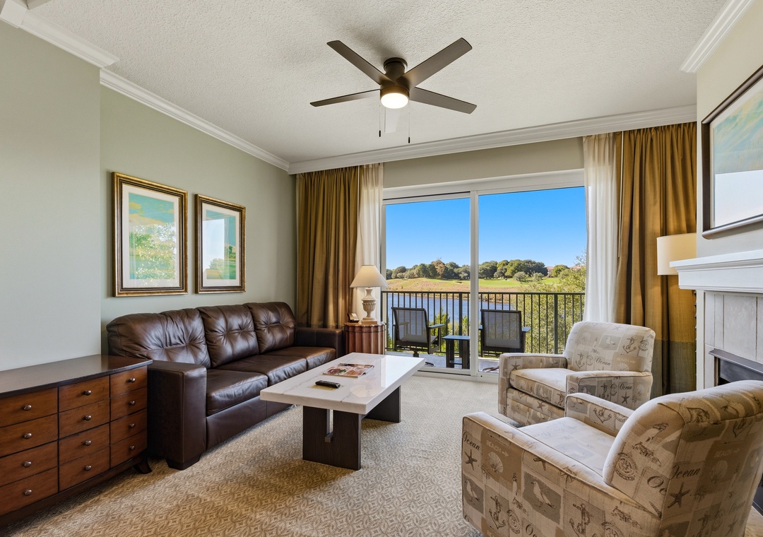 Bright, open living space made for relaxing together.