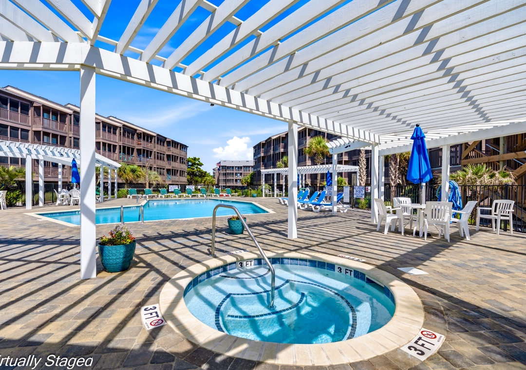 Tilghman Beach Unit 227 | Community Pool and Hot tub