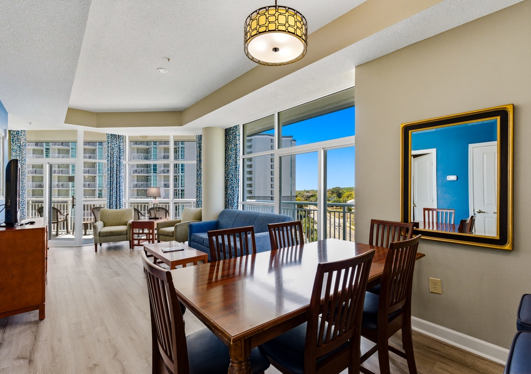 Dunes Village 623 - Living Room & Dining Area