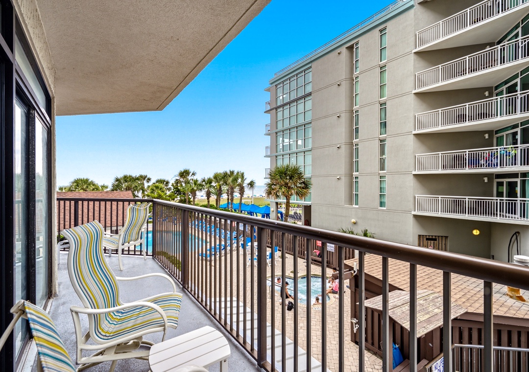 Beach Colony 210 - Private Balcony Views