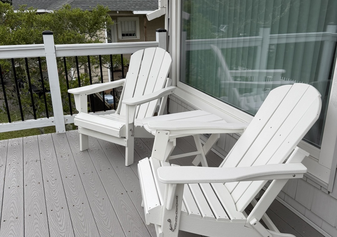 Back Deck off Sunroom