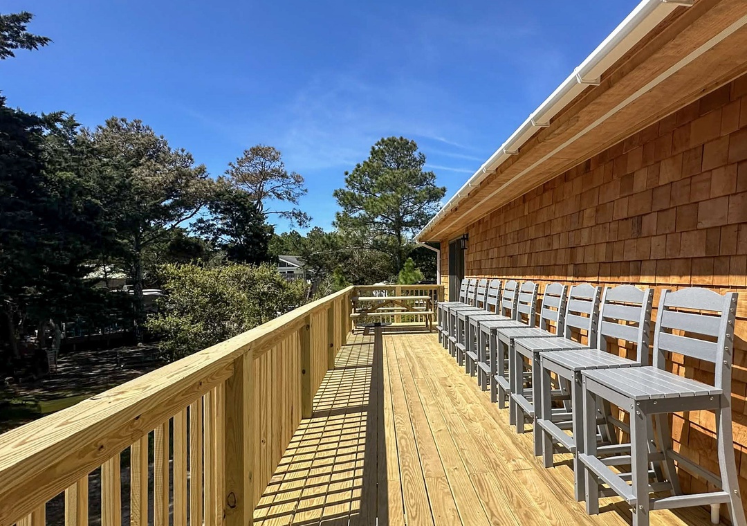New Deck, second floor