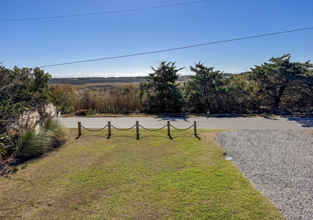 Front Yard with Marsh View 