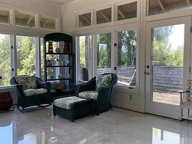 Sun Room with Deck Access