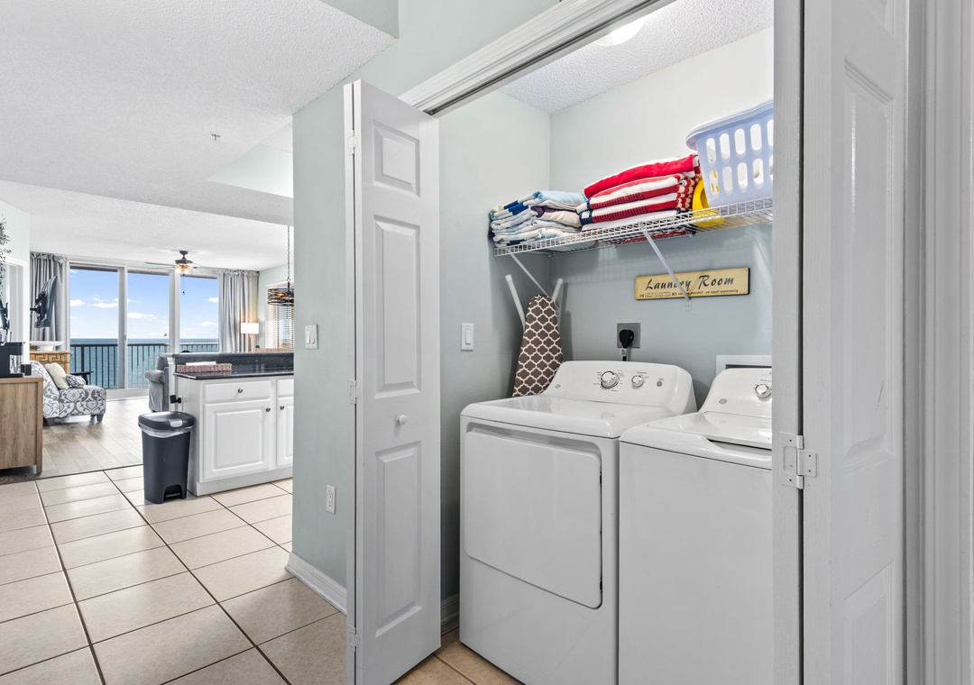In-unit laundry