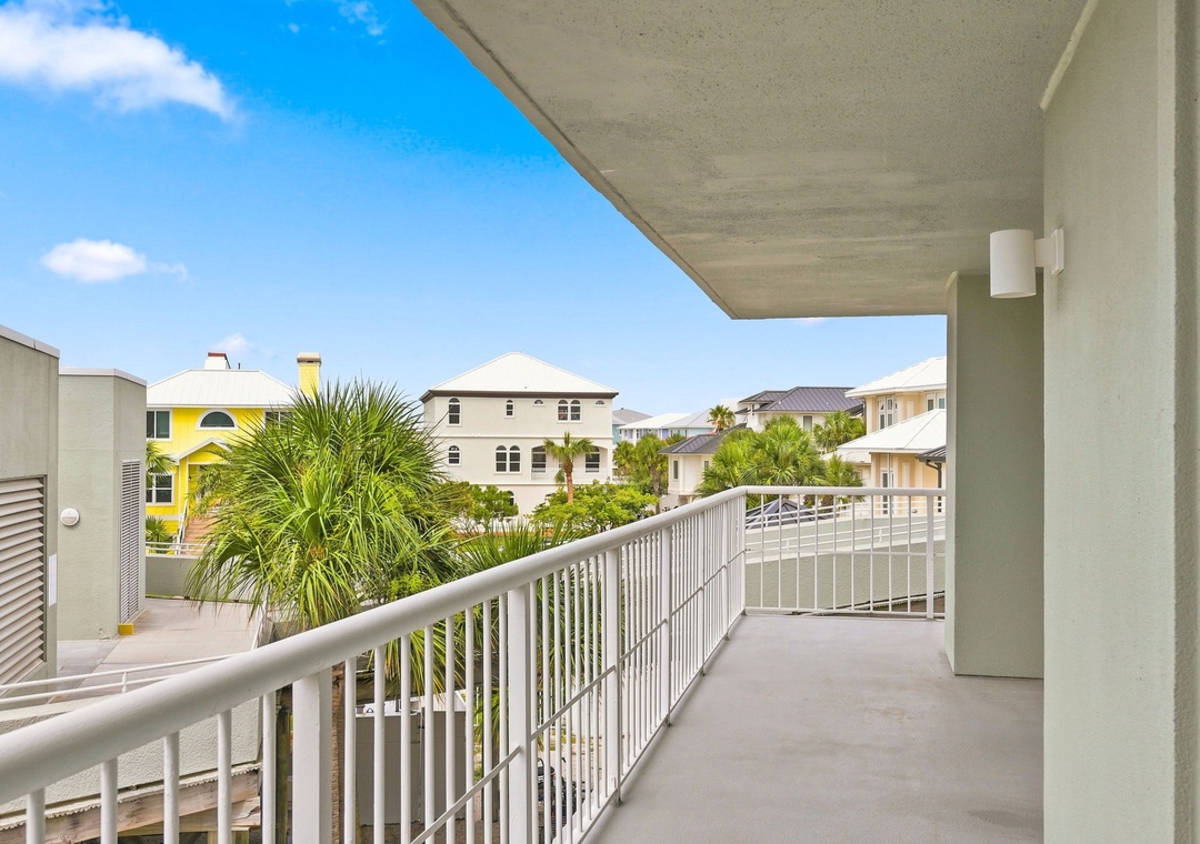 Private balcony
