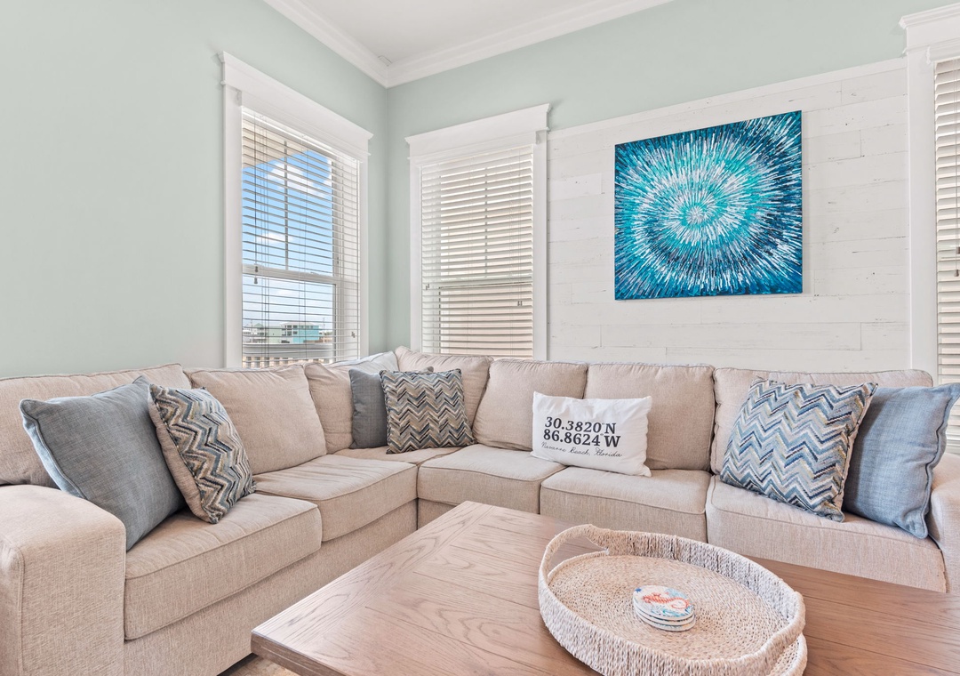 Comfortable living room seating