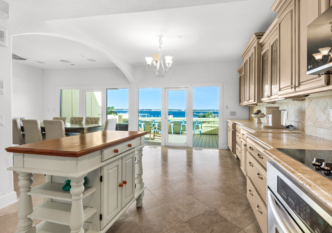 Kitchen with a view