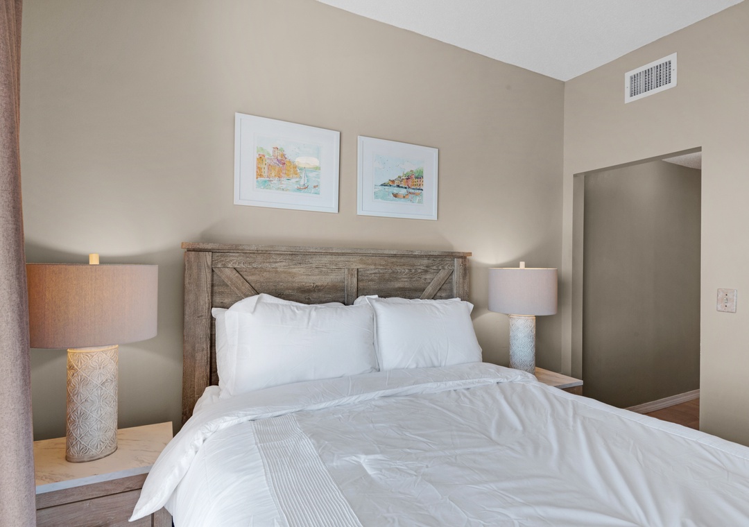 Master bedroom suite