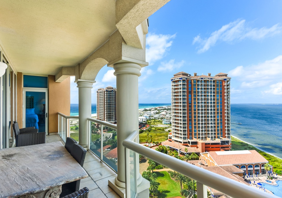 Private balcony