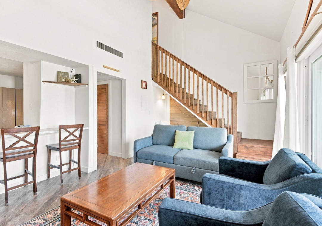 Comfortable living room seating