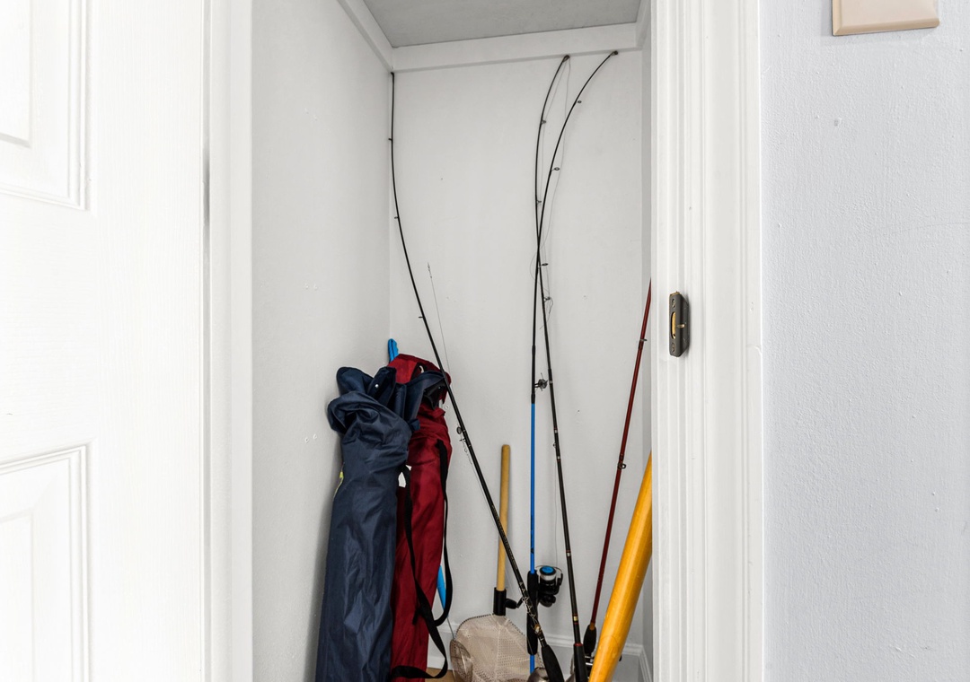 Fishing gear and beach equipment
