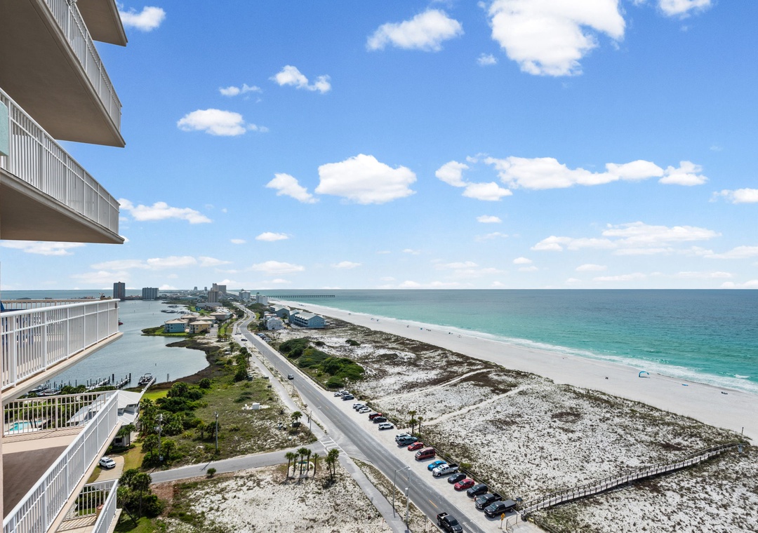 Gulf balcony views