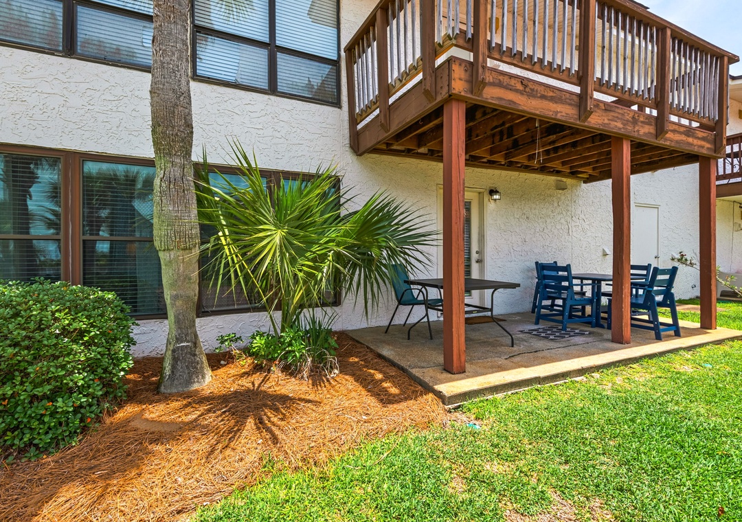 Beachview 107 patio