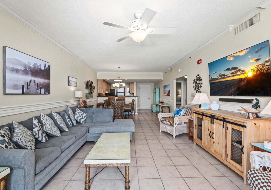 Spacious and open