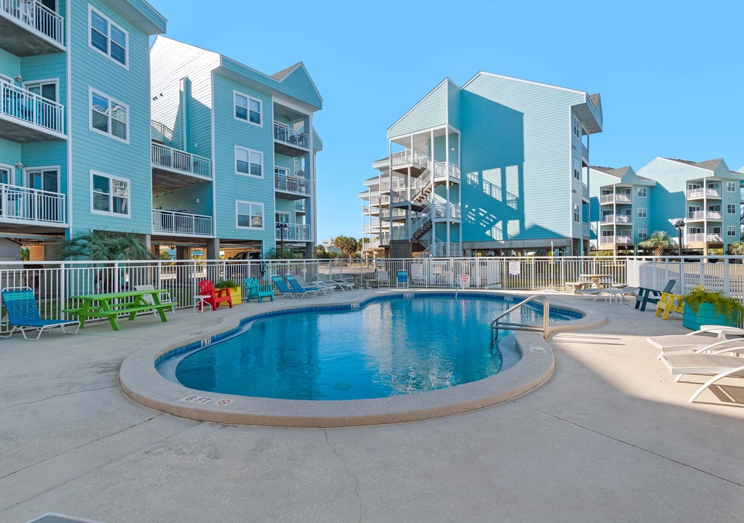 Lounge by the pool at Baywatch