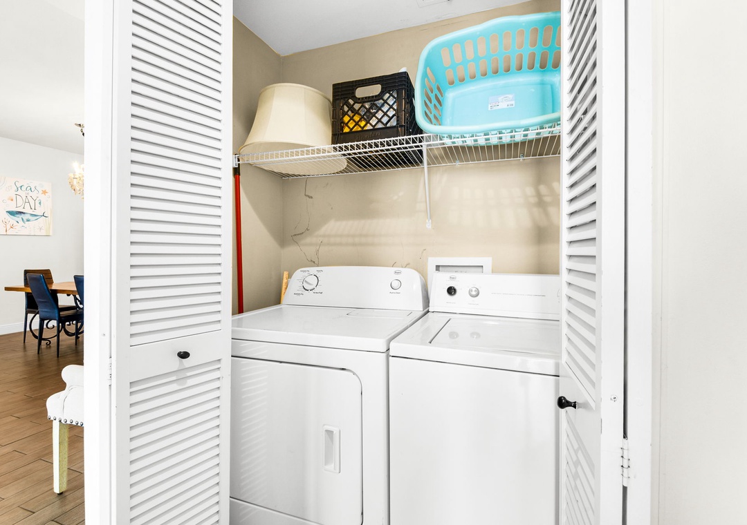 In-unit laundry