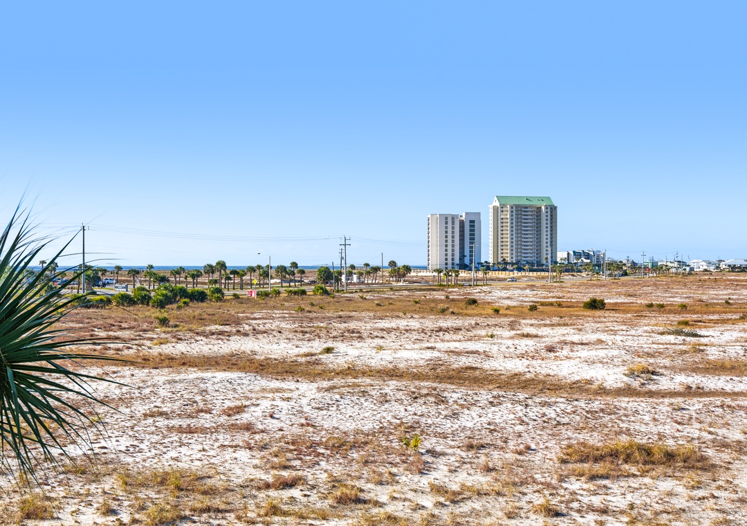 Enjoy sunset views from the balcony