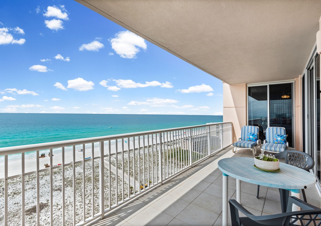 Private balcony