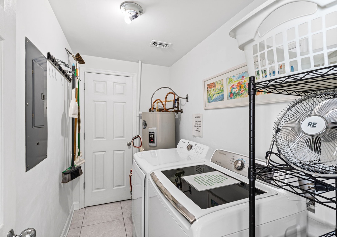 In-unit laundry