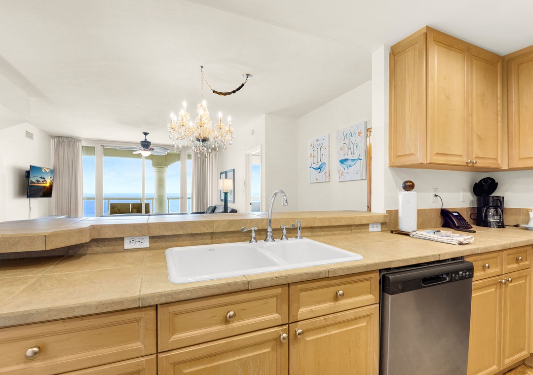 Enjoy the view while you cook!