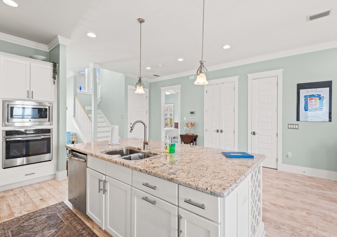 Large kitchen island