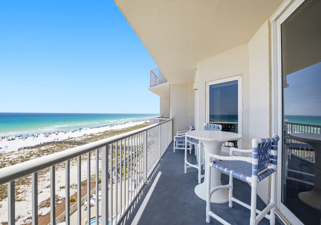 Private balcony