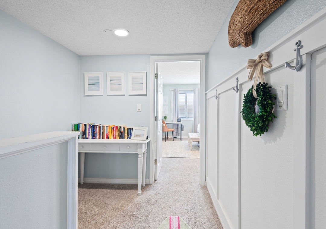 Hallway leading to bedrooms