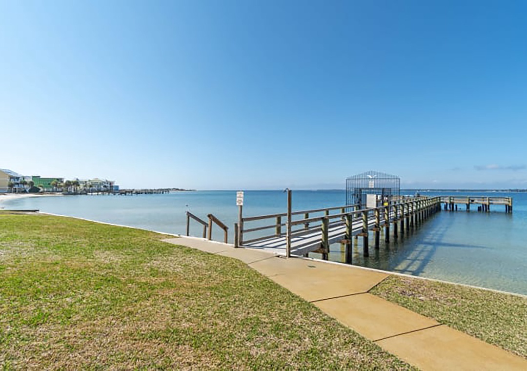Get some fishing in on the pier