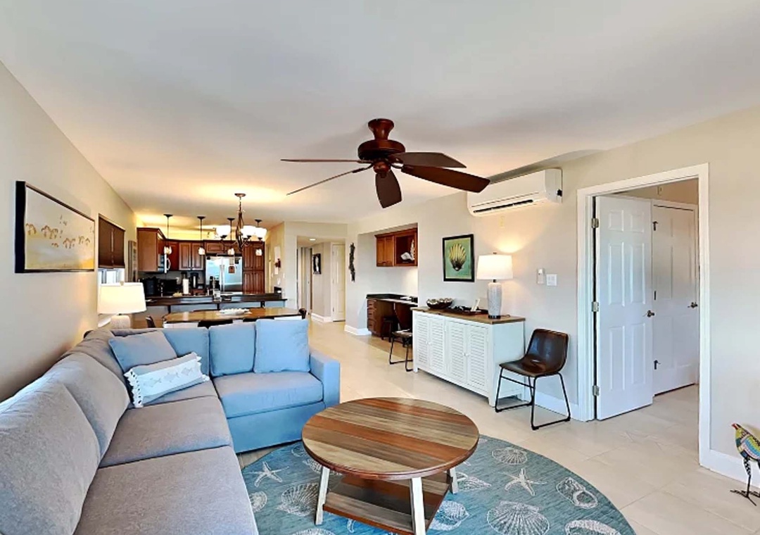 Comfortable living room seating
