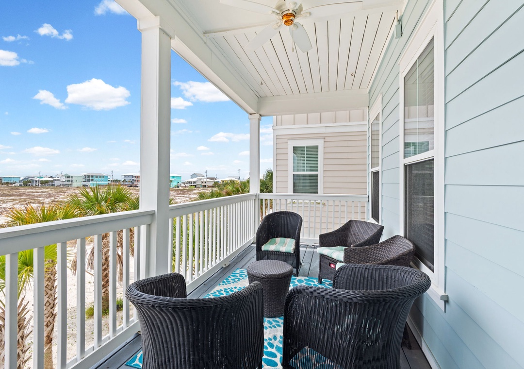 Main floor balcony