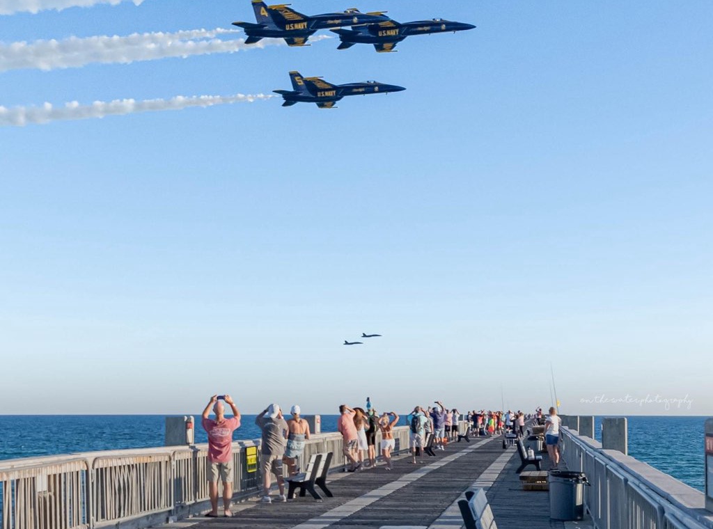 Pensacola Beach Fishing Peir - Blue Angels
