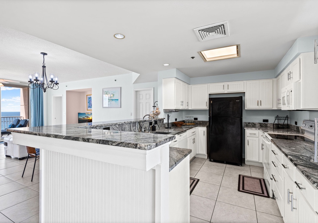 Large kitchen area
