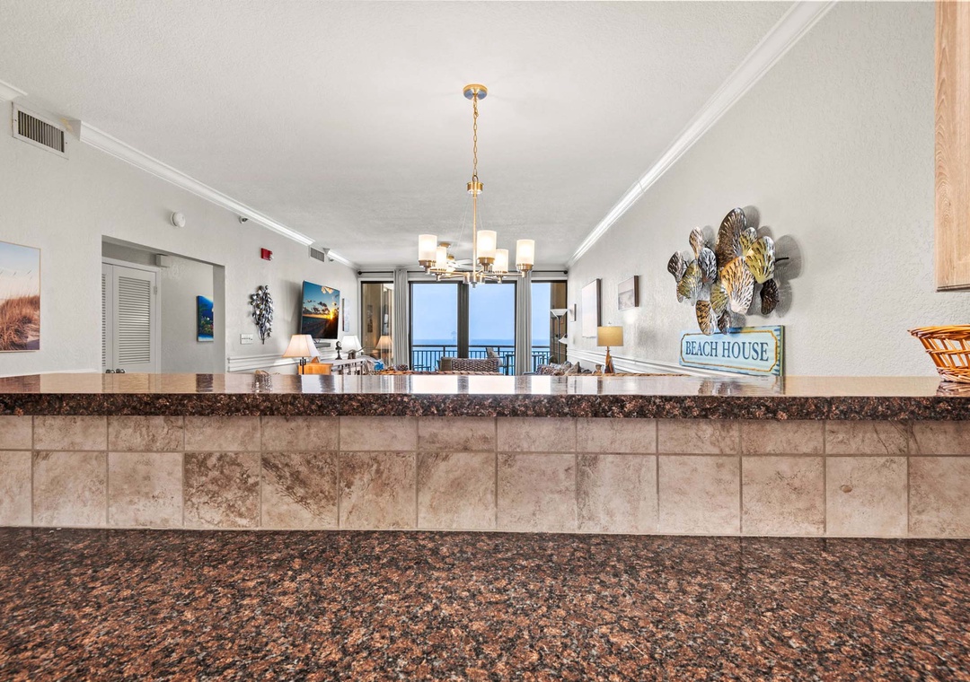 Kitchen with a view