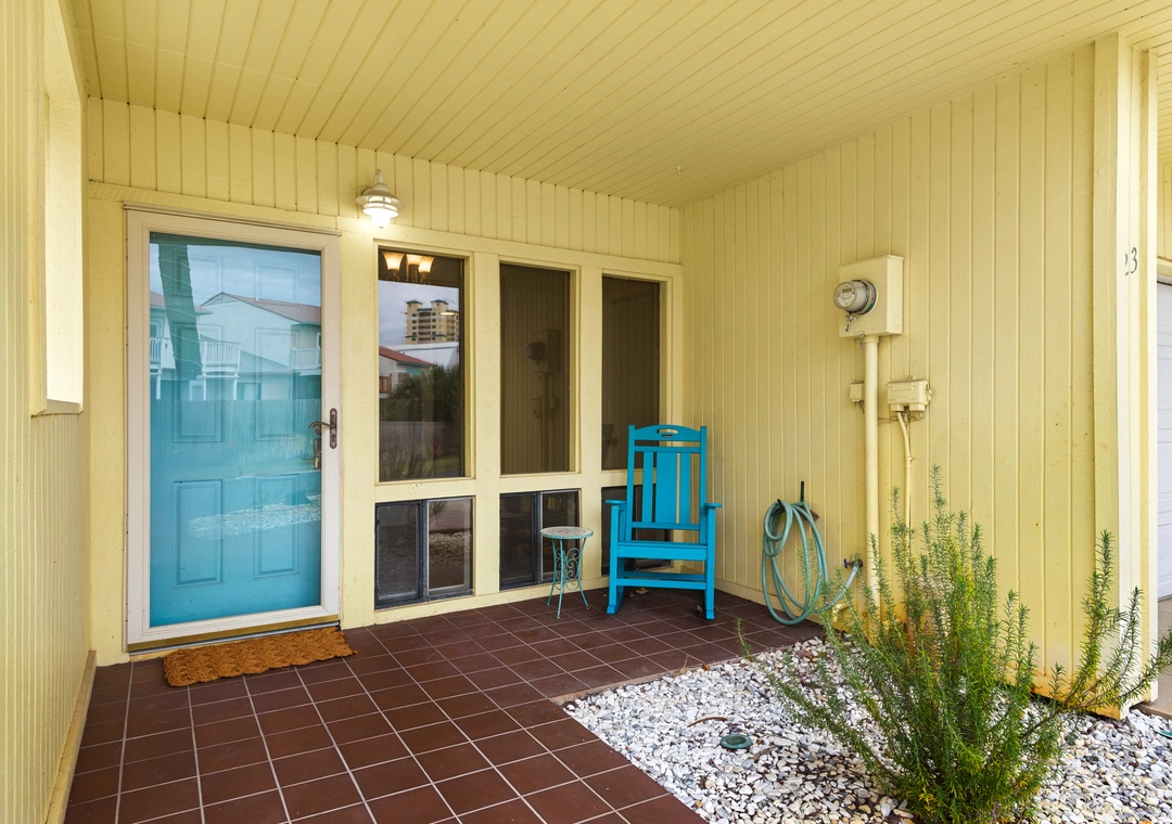 Ground floor entryway