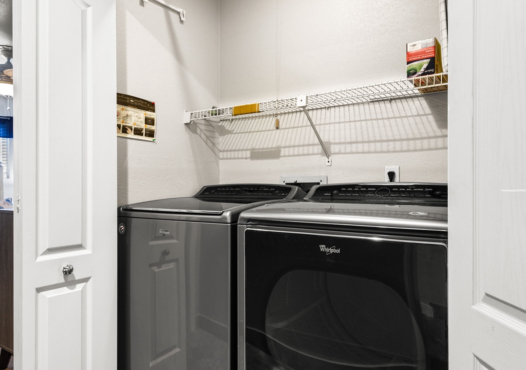 In-unit laundry