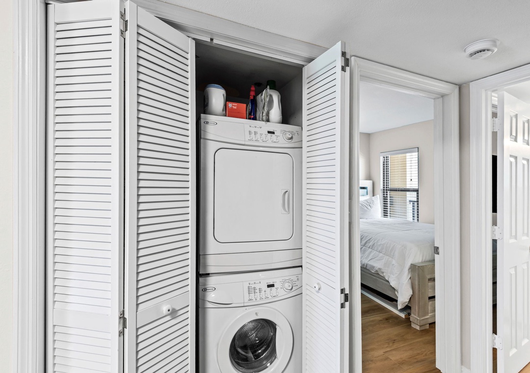 In-unit laundry