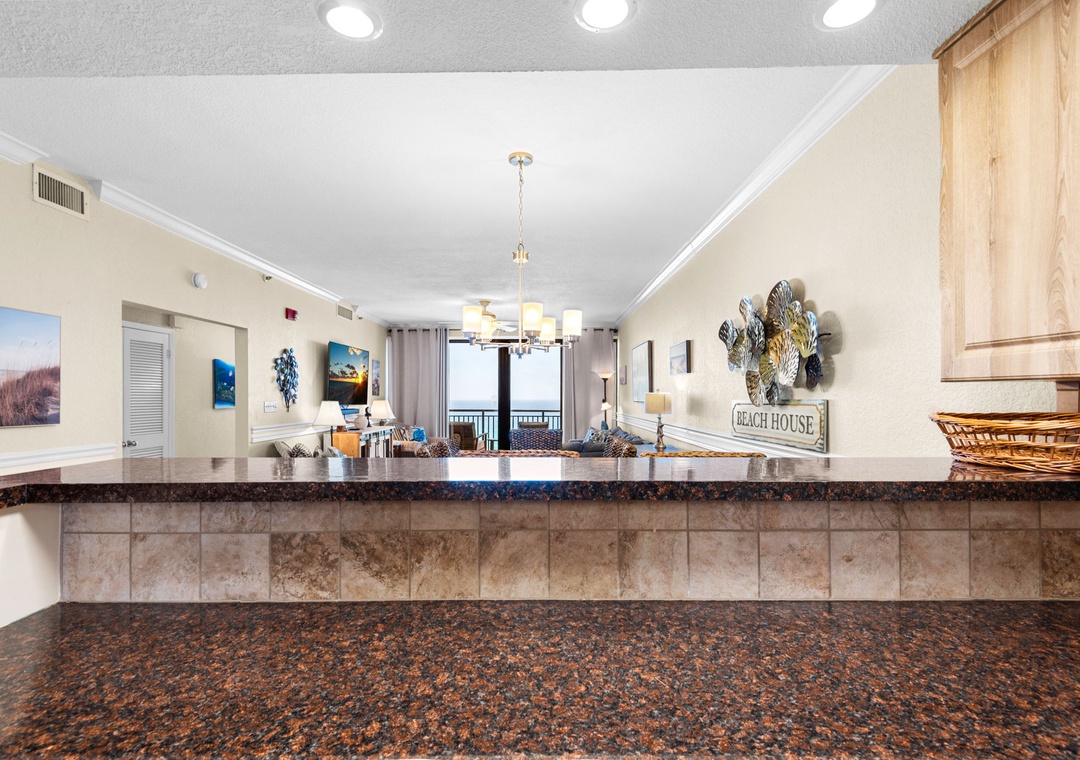 View from the kitchen