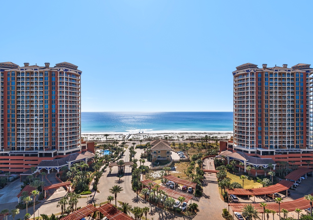 Beautiful Gulf views from the balcony