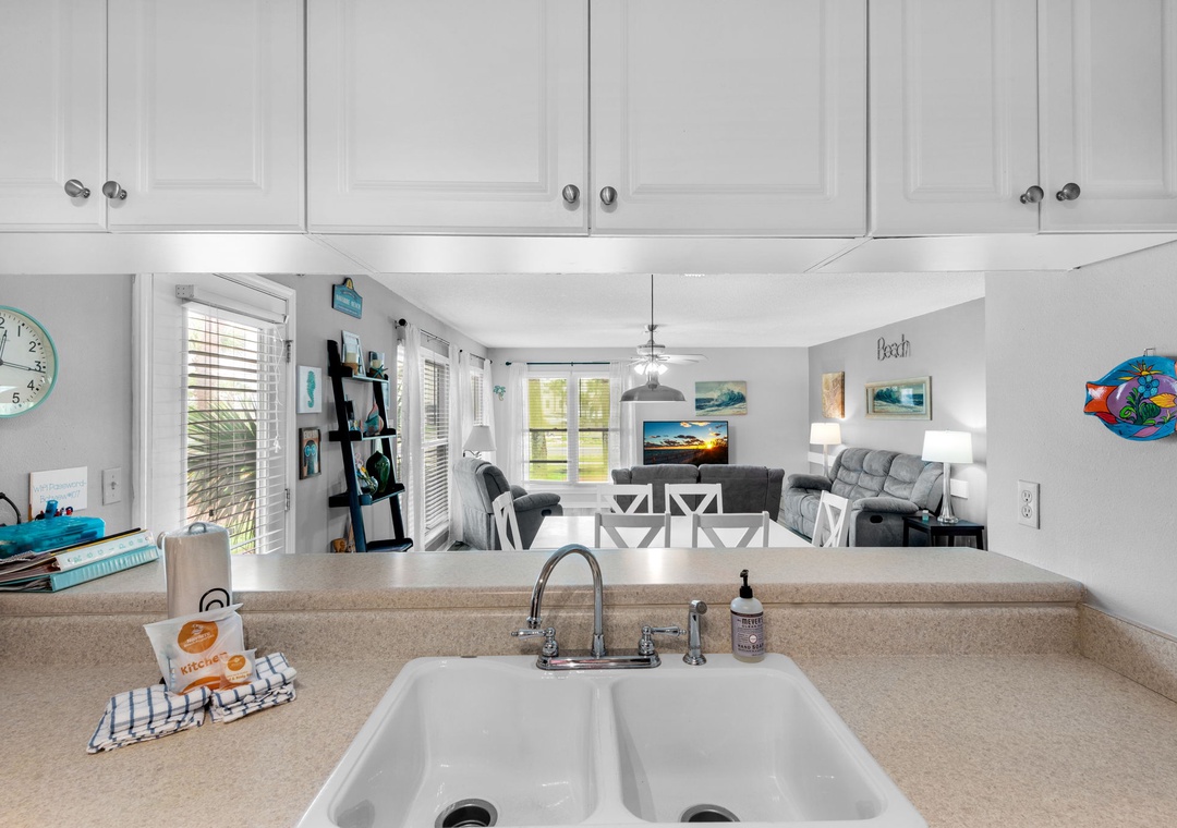 Kitchen with a view