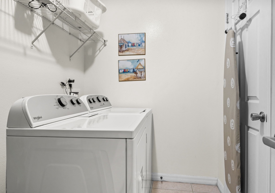 In-unit laundry