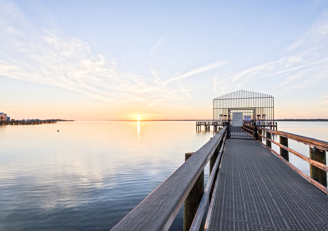 Walk out to the pier
