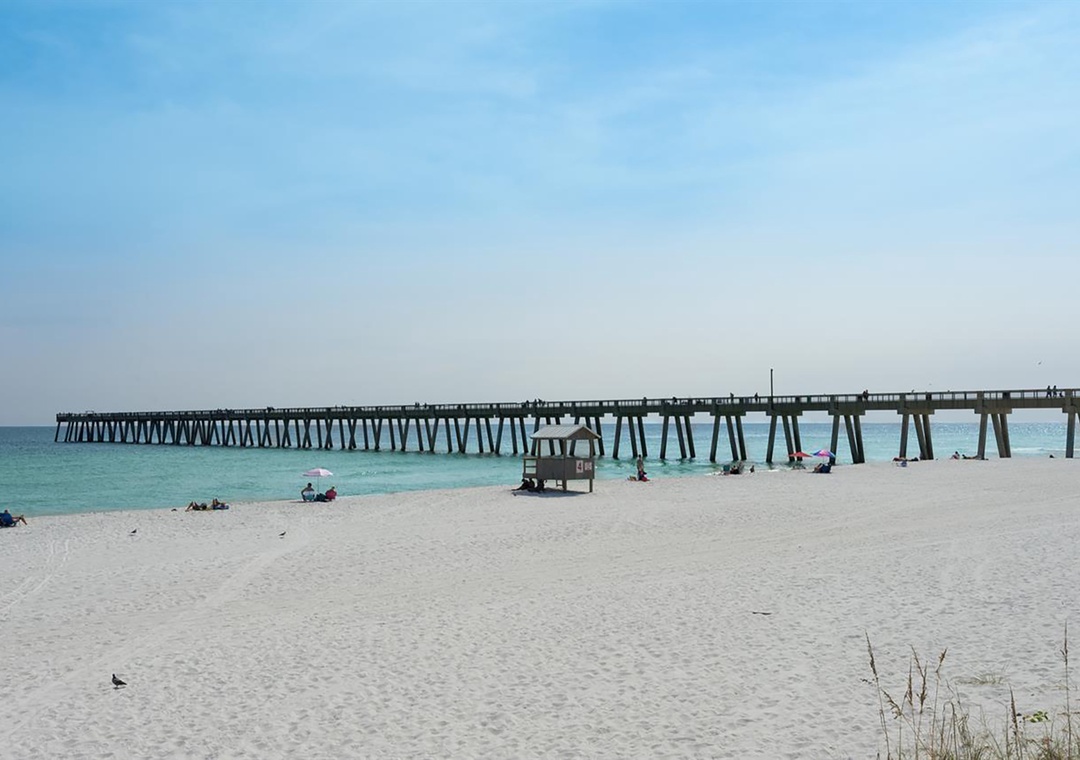 Beautiful white sand beaches