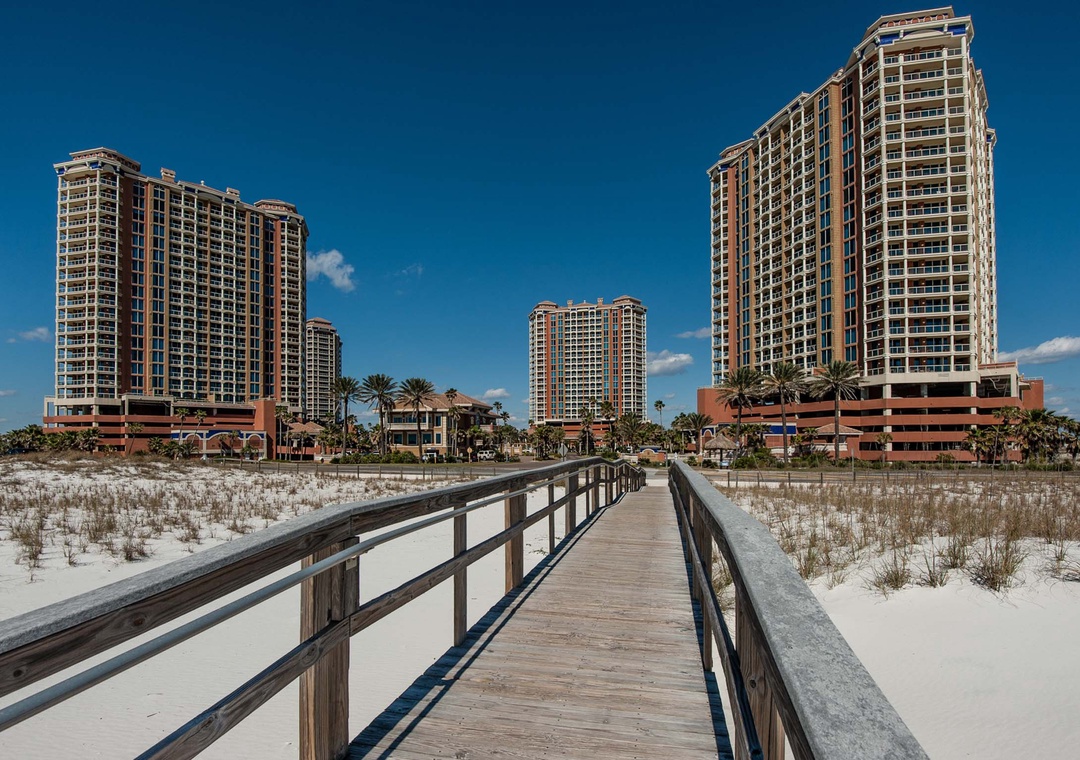 Boardwalk to the beach