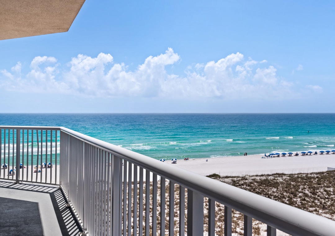 Private balcony with gorgeous Gulf views