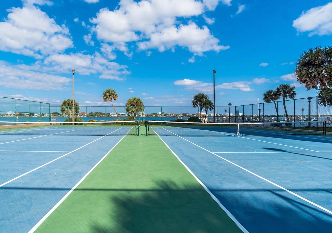 Tennis and pickleball courts