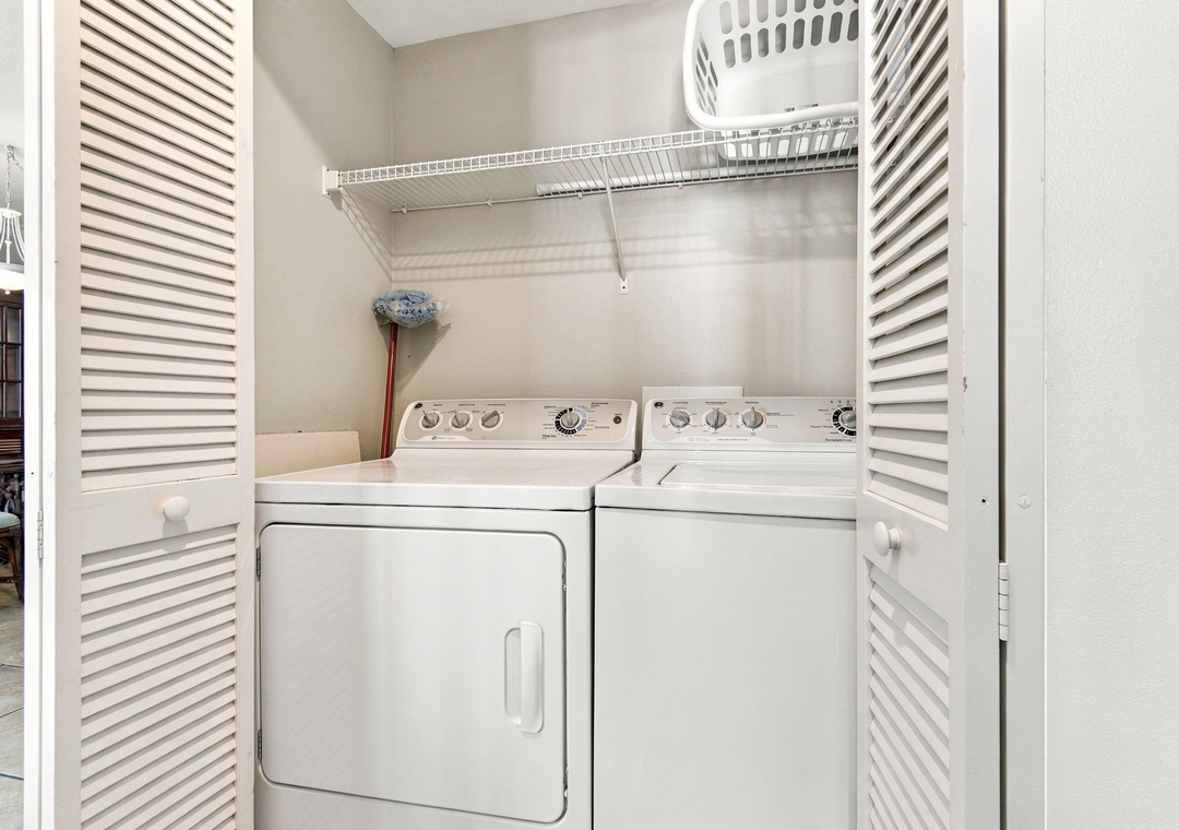 In-unit laundry